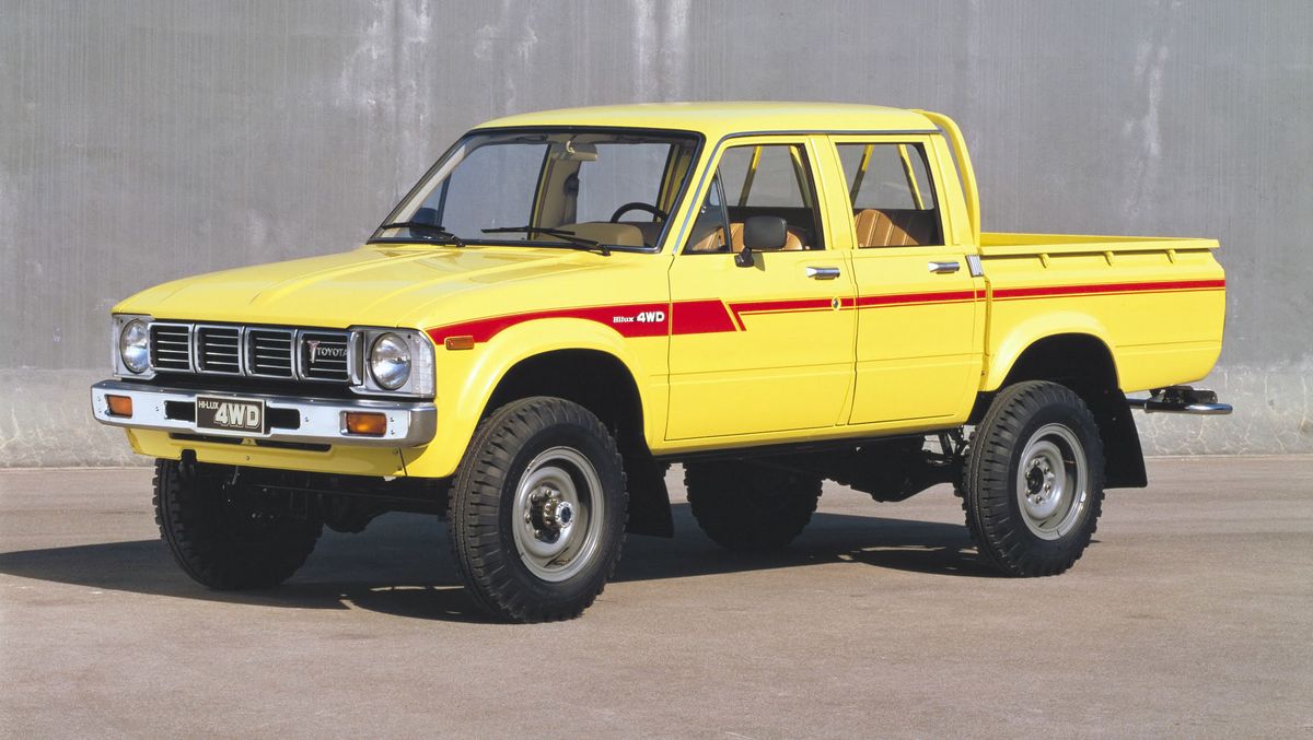 Toyota Hilux 1978. Carrosserie, extérieur. 2 pick-up, 3 génération