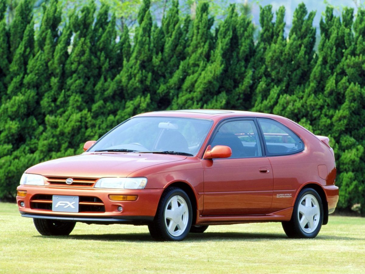 Toyota Corolla 1991. Carrosserie, extérieur. Hatchback 3-portes, 7 génération