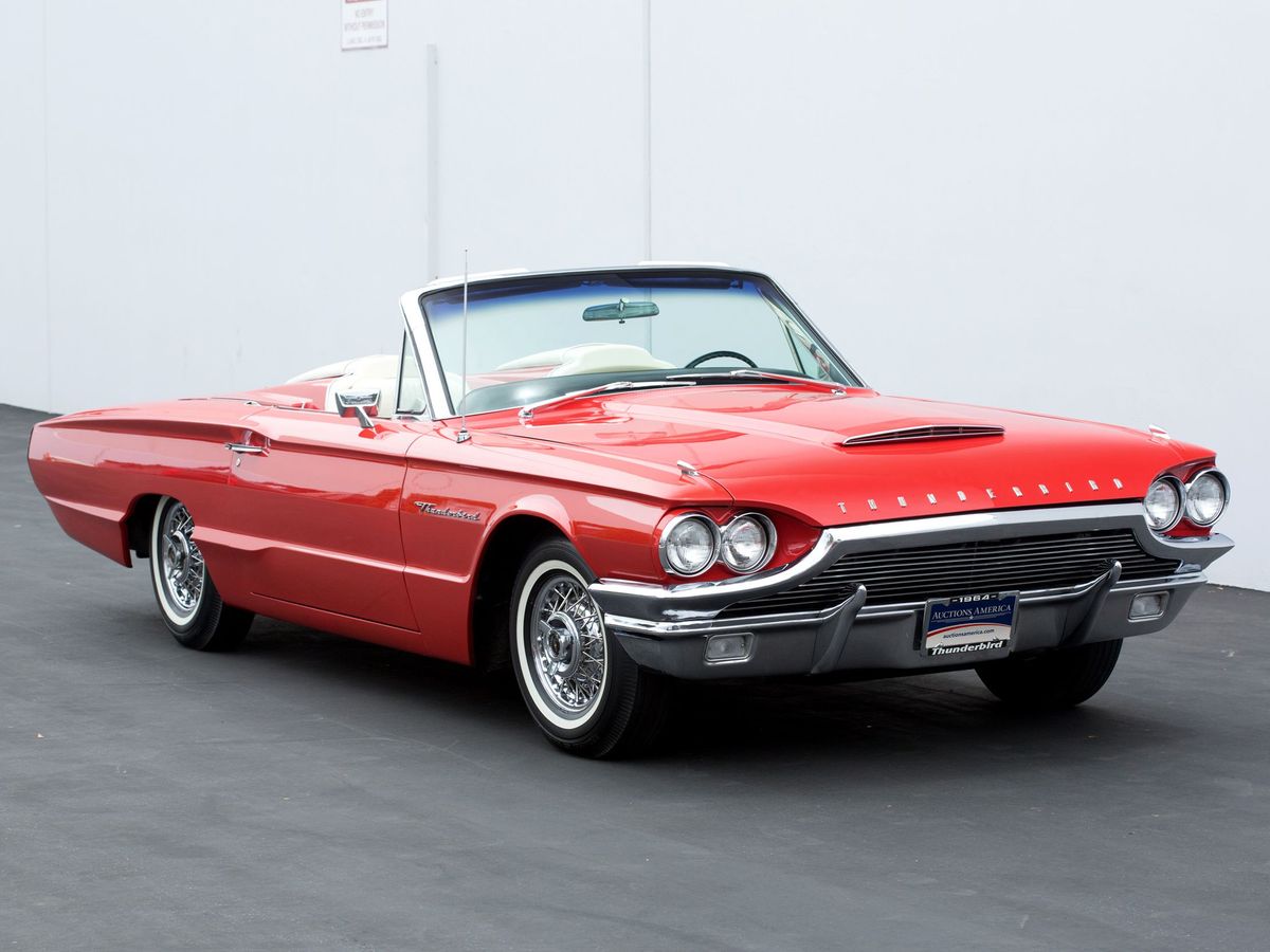 Ford Thunderbird 1964. Carrosserie, extérieur. Cabriolet, 4 génération