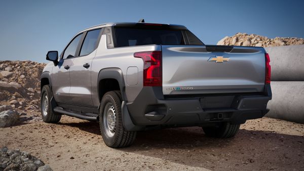 שברולט Silverado EV 2022. מרכב, צורה. טנדר תא כפול, 4 דור