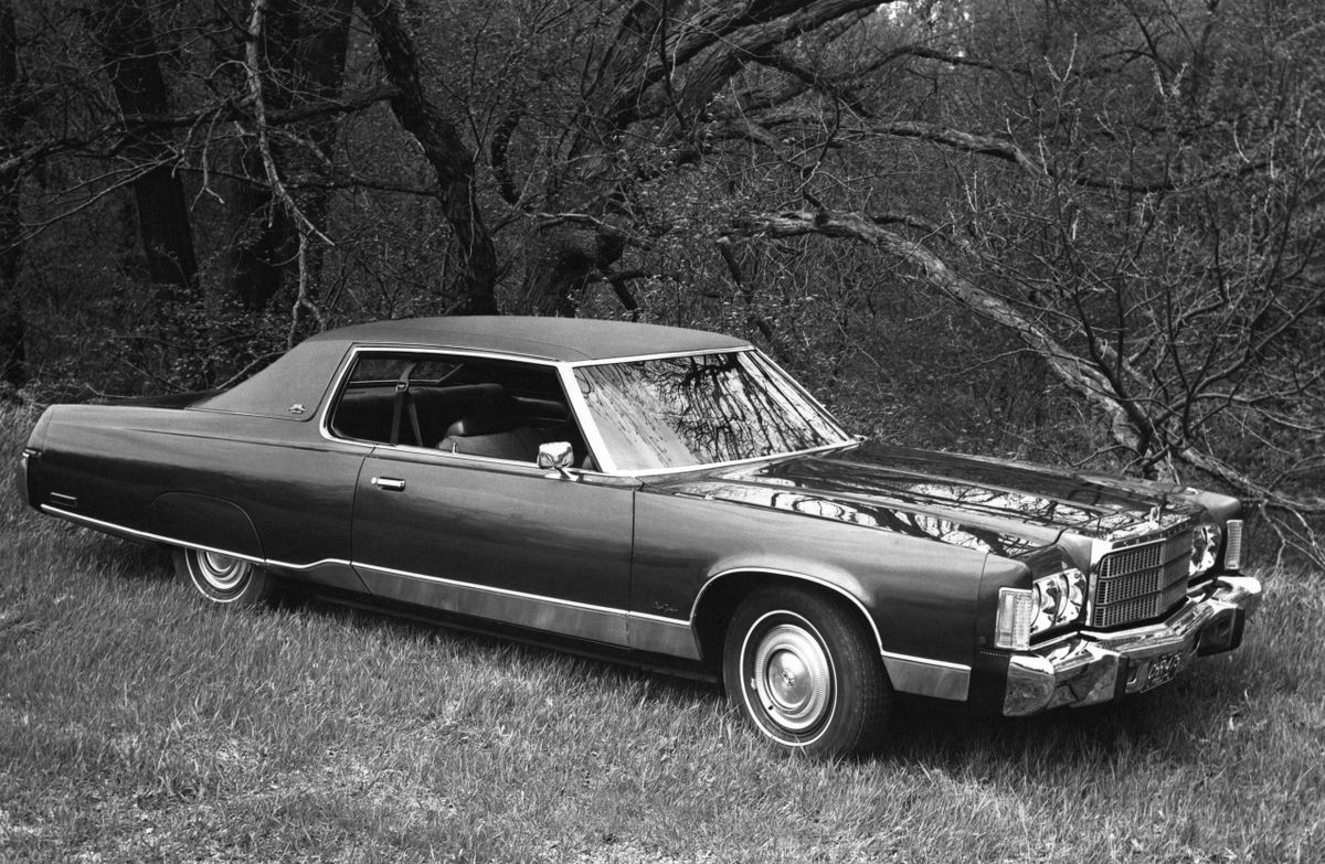 Chrysler New Yorker 1974. Carrosserie, extérieur. Coupé sans montants, 9 génération