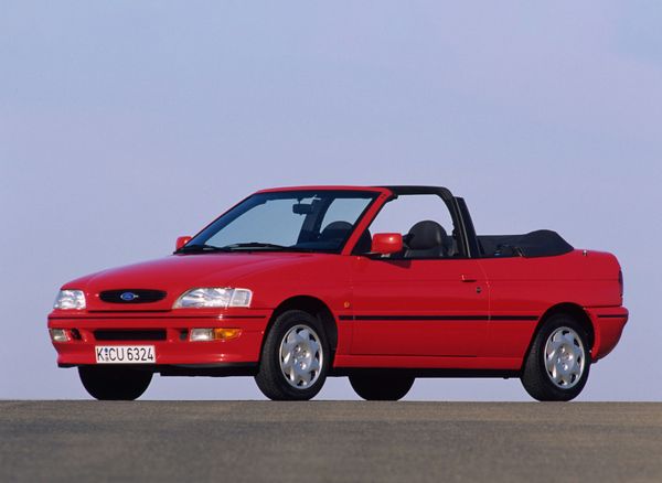 Ford Escort 1991. Carrosserie, extérieur. Cabriolet, 5 génération, restyling 1