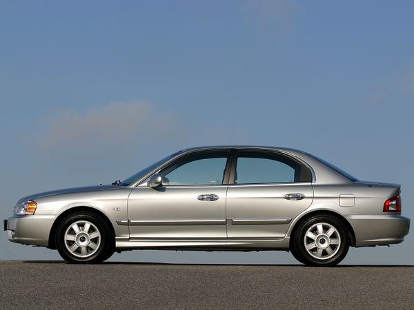Kia Magentis 2002. Bodywork, Exterior. Sedan, 1 generation, restyling