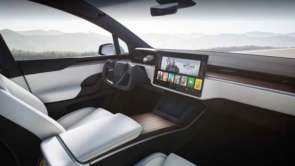 Tesla Model X 2021. Front seats. SUV 5-doors, 1 generation, restyling