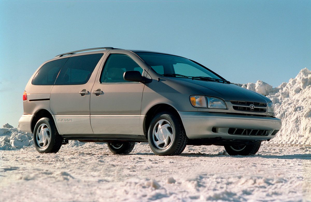 Toyota Sienna 1997. Carrosserie, extérieur. Monospace, 1 génération