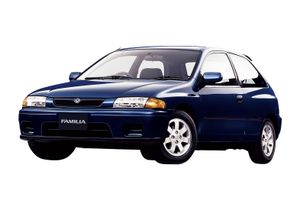 Mazda Familia 1996. Carrosserie, extérieur. Hatchback 3-portes, 8 génération, restyling