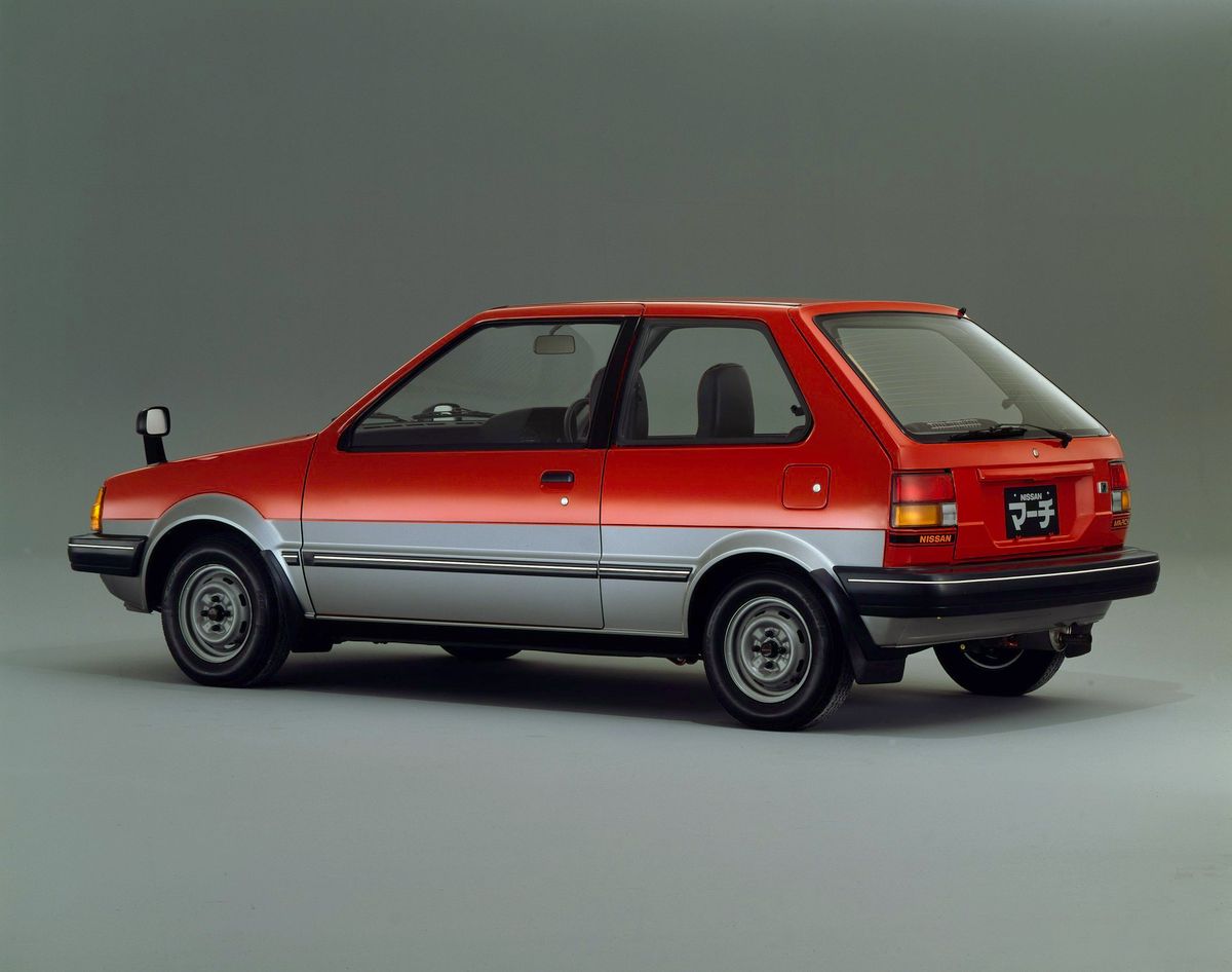Nissan March 1982. Carrosserie, extérieur. Mini 3-portes, 1 génération