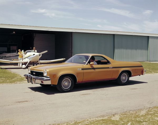 Chevrolet El Camino 1973. Carrosserie, extérieur. 1 pick-up, 4 génération