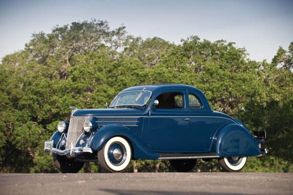 Ford V8 1936. Carrosserie, extérieur. Coupé, 2 génération