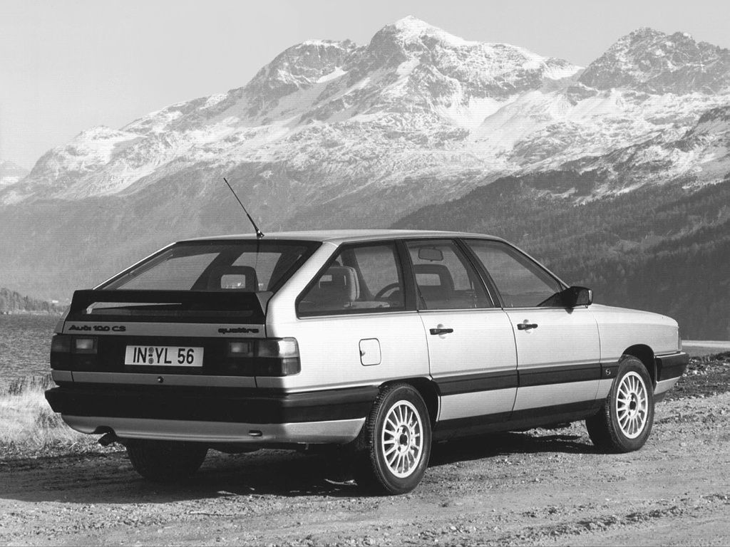 Audi 100 1988. Carrosserie, extérieur. Break 5-portes, 3 génération, restyling