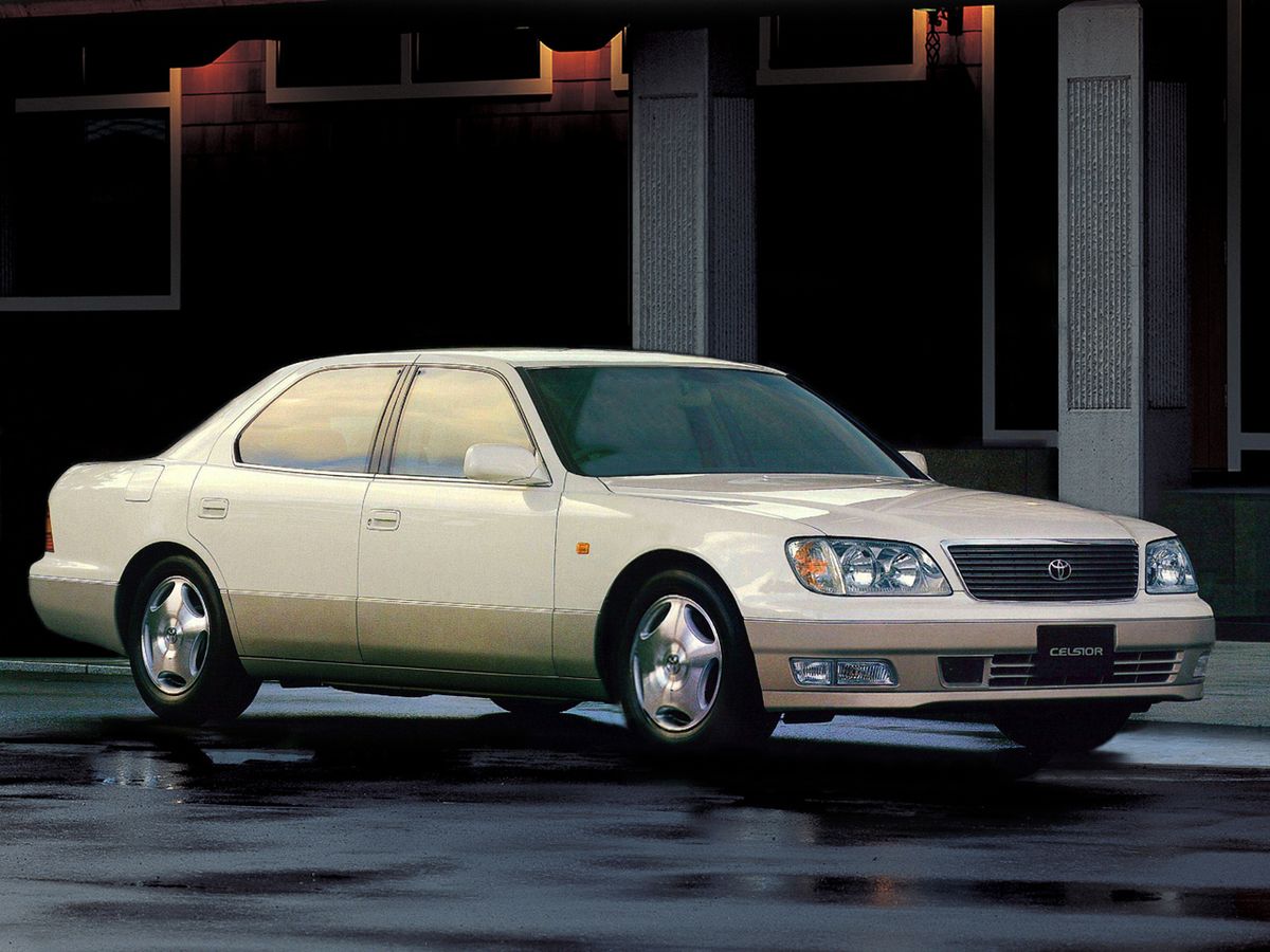 Toyota Celsior 1997. Carrosserie, extérieur. Berline, 2 génération, restyling
