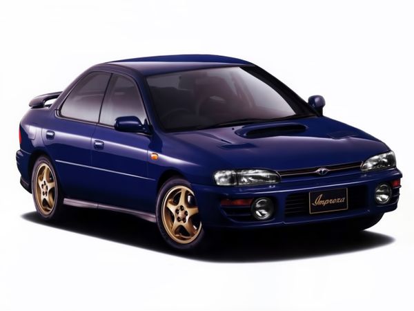 Subaru Impreza WRX 1992. Carrosserie, extérieur. Berline, 1 génération