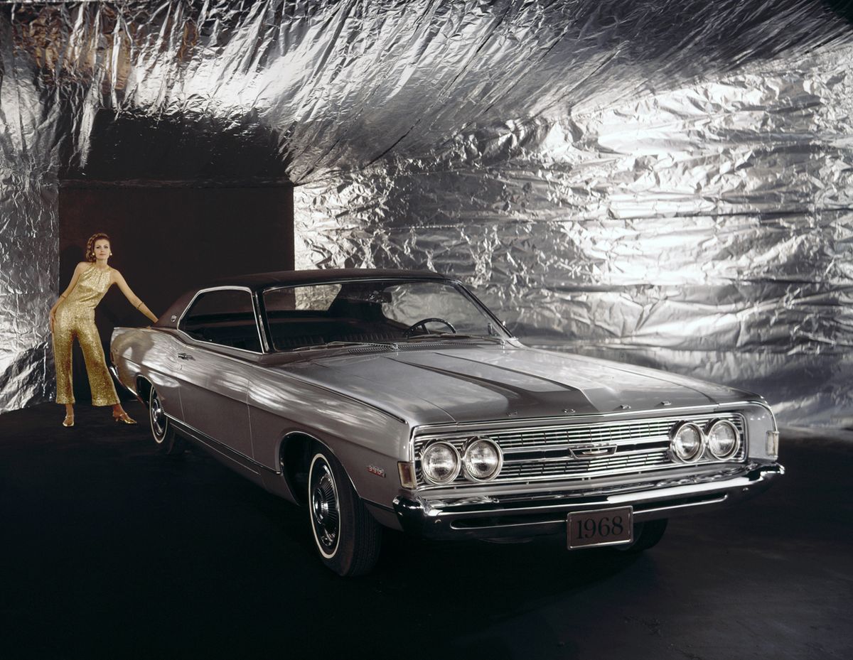 Ford Torino 1968. Carrosserie, extérieur. Coupé sans montants, 1 génération