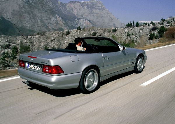 مرسيدس SL-Class AMG ‏1998. الهيكل، المظهر الخارجي. رودستر, 1 الجيل، تحديث