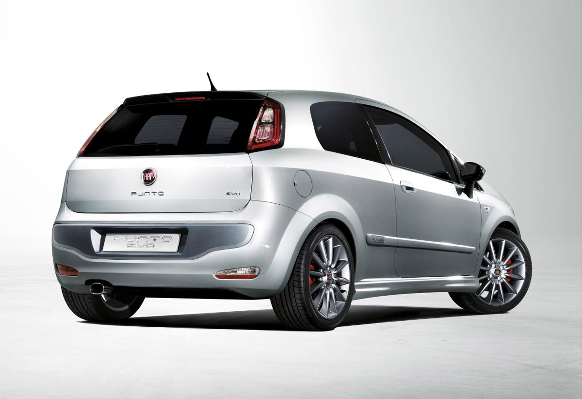 Fiat Punto 2009. Carrosserie, extérieur. Mini 3-portes, 3 génération, restyling