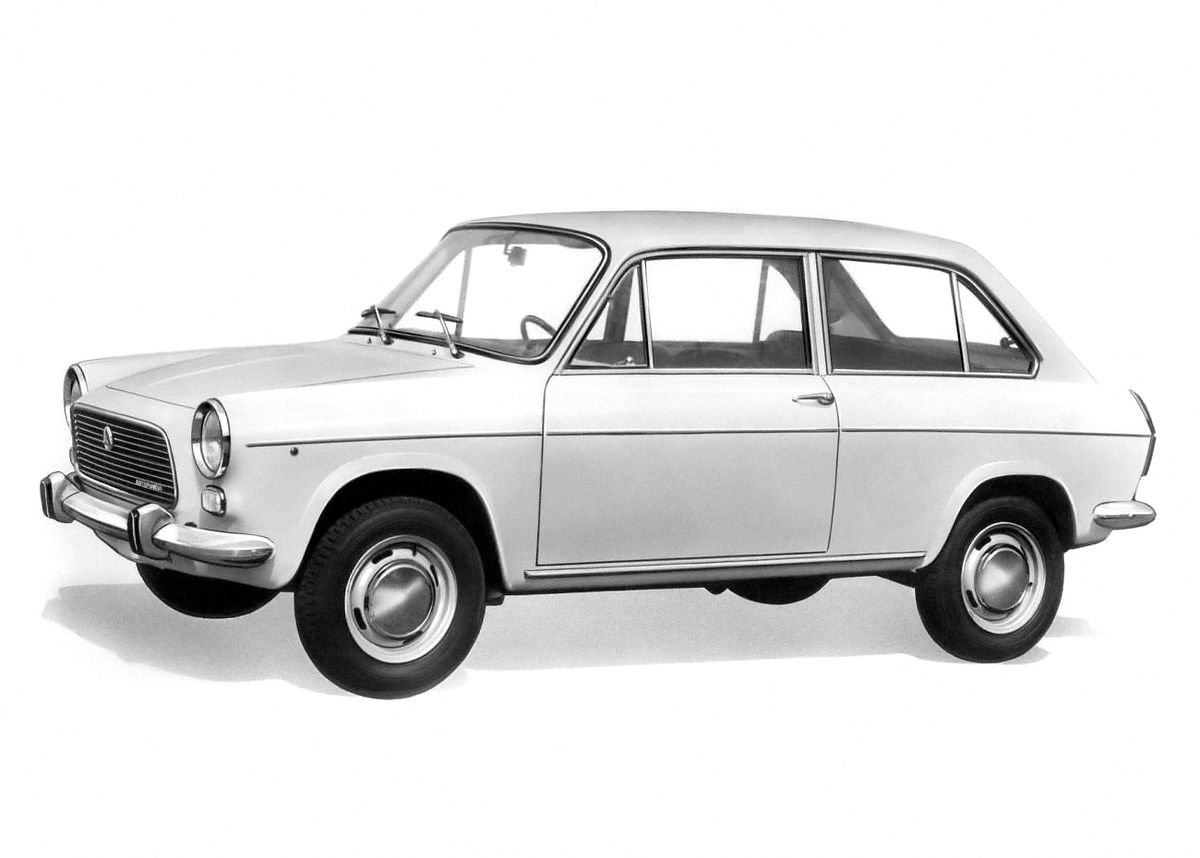 אוטוביאנקי Primula 1964. מרכב, צורה. סדאן 2 דלתות, 1 דור