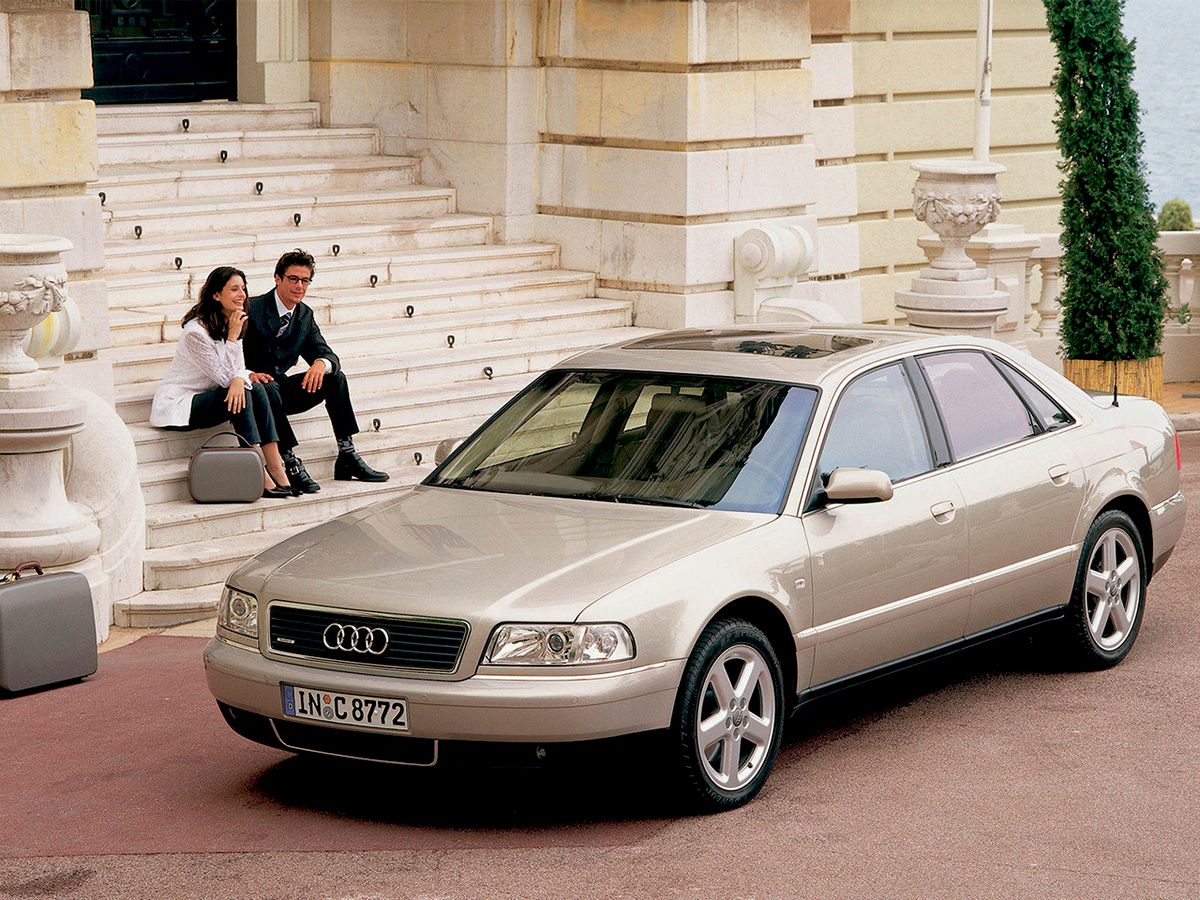 Audi A8 1999. Carrosserie, extérieur. Berline, 1 génération, restyling