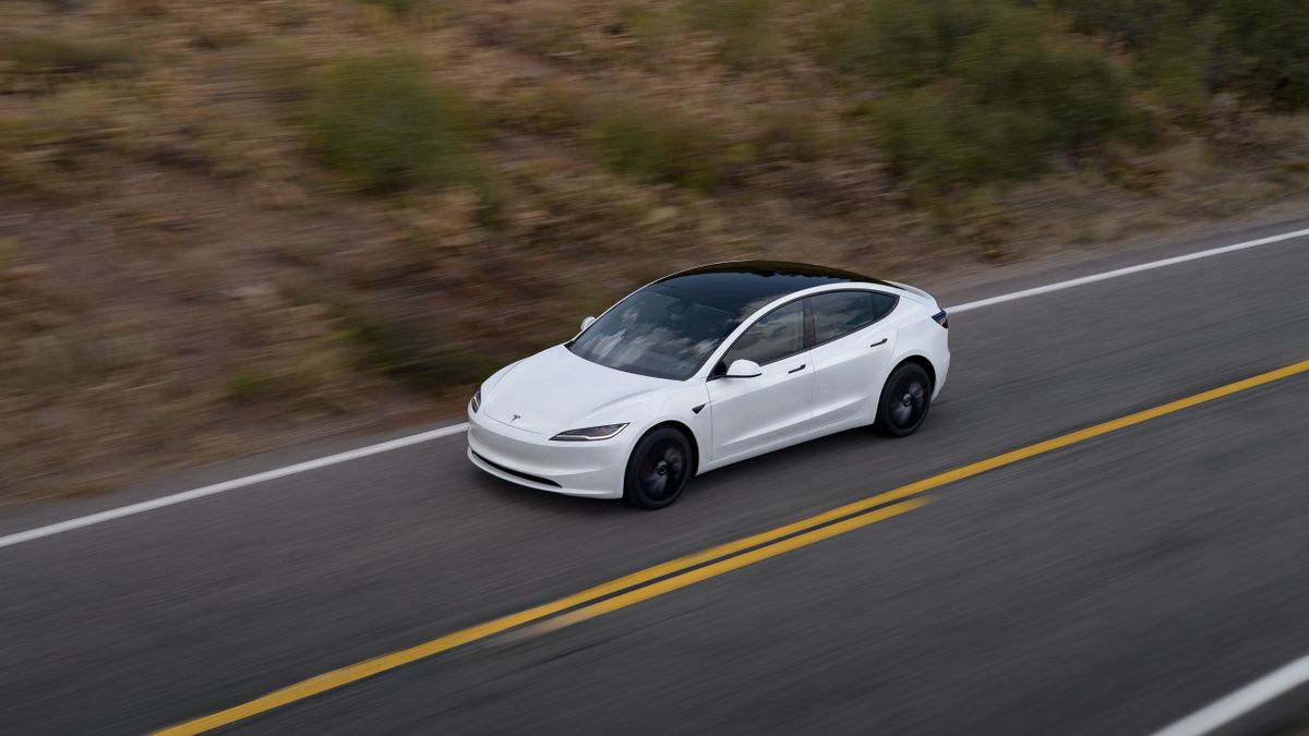 Tesla Model 3 2023. Кузов. Седан, 1 поколение, рестайлинг 1