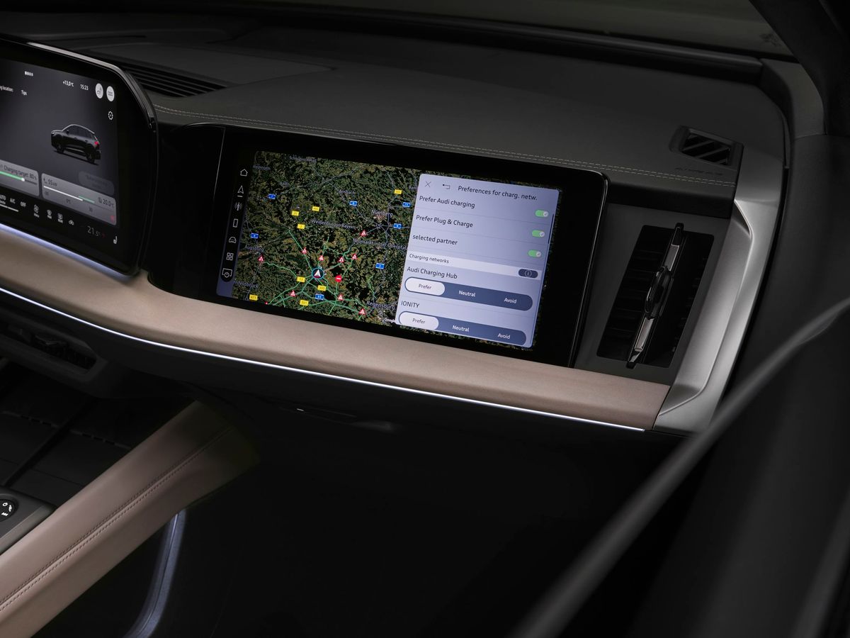 אאודי Q4 e-tron. מערכת מולטימדיה.