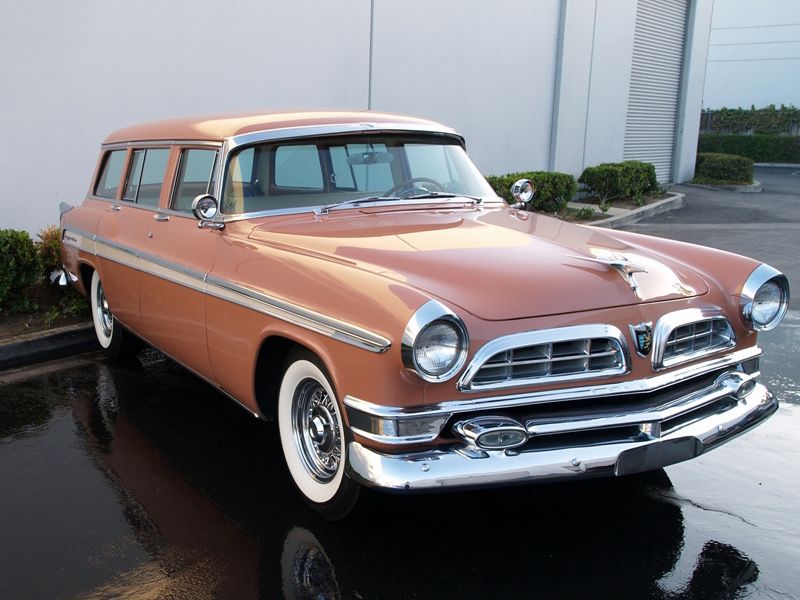 Chrysler New Yorker 1955. Carrosserie, extérieur. Break 5-portes, 4 génération