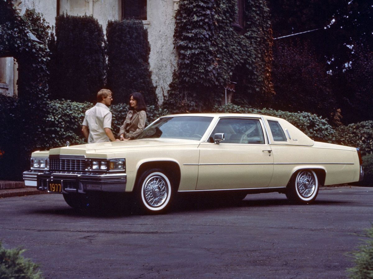 Cadillac DeVille 1977. Carrosserie, extérieur. Coupé, 5 génération