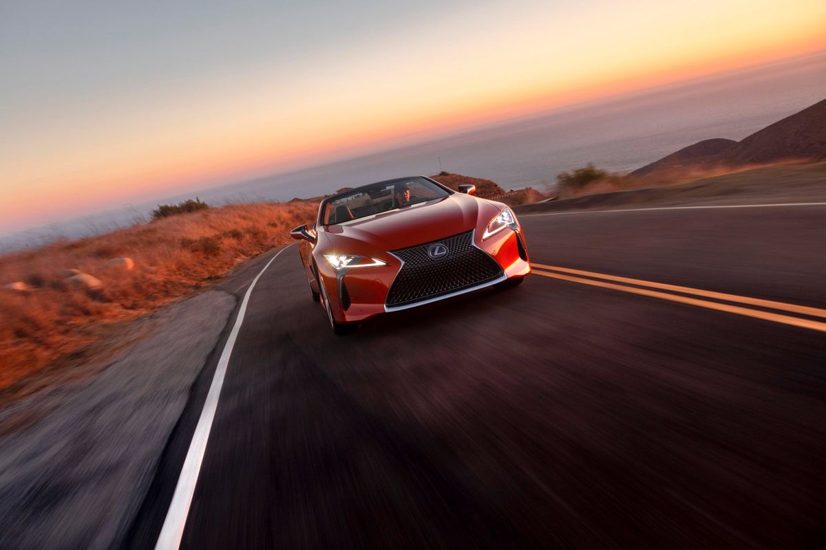 Lexus LC 2024. Кузов, экстерьер. Кабриолет, 1 поколение, рестайлинг 1