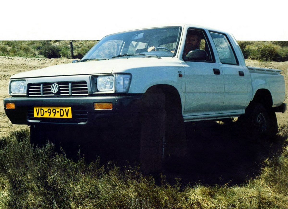 פולקסווגן  טארו 1989. מרכב, צורה. טנדר תא כפול, 1 דור