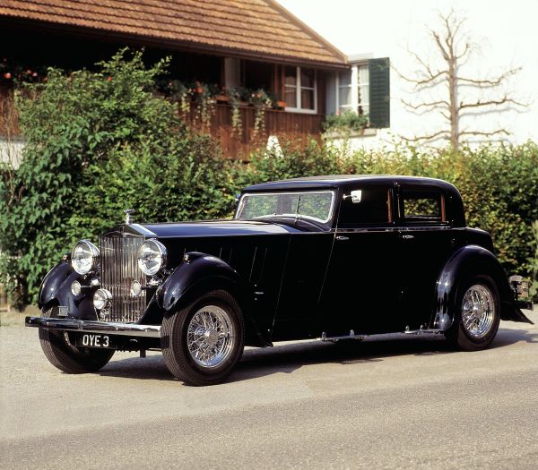 Rolls-Royce Phantom 1936. Carrosserie, extérieur. Berline, 3 génération