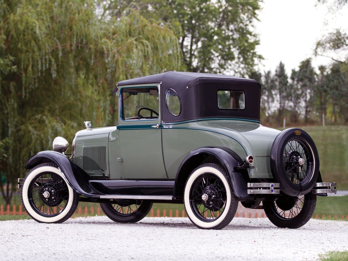 Форд Модель А 1927. Кузов, экстерьер. Купе, 1 поколение