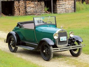 Ford Model A 1927. Carrosserie, extérieur. Roadster, 1 génération