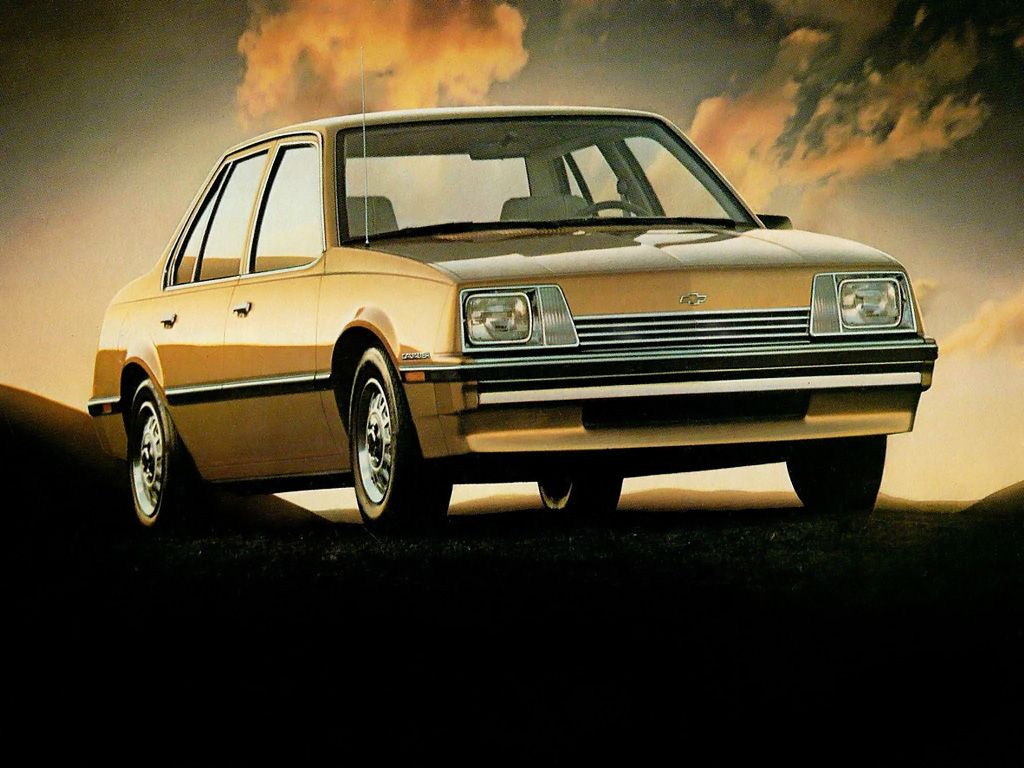 Chevrolet Cavalier 1982. Carrosserie, extérieur. Berline, 1 génération