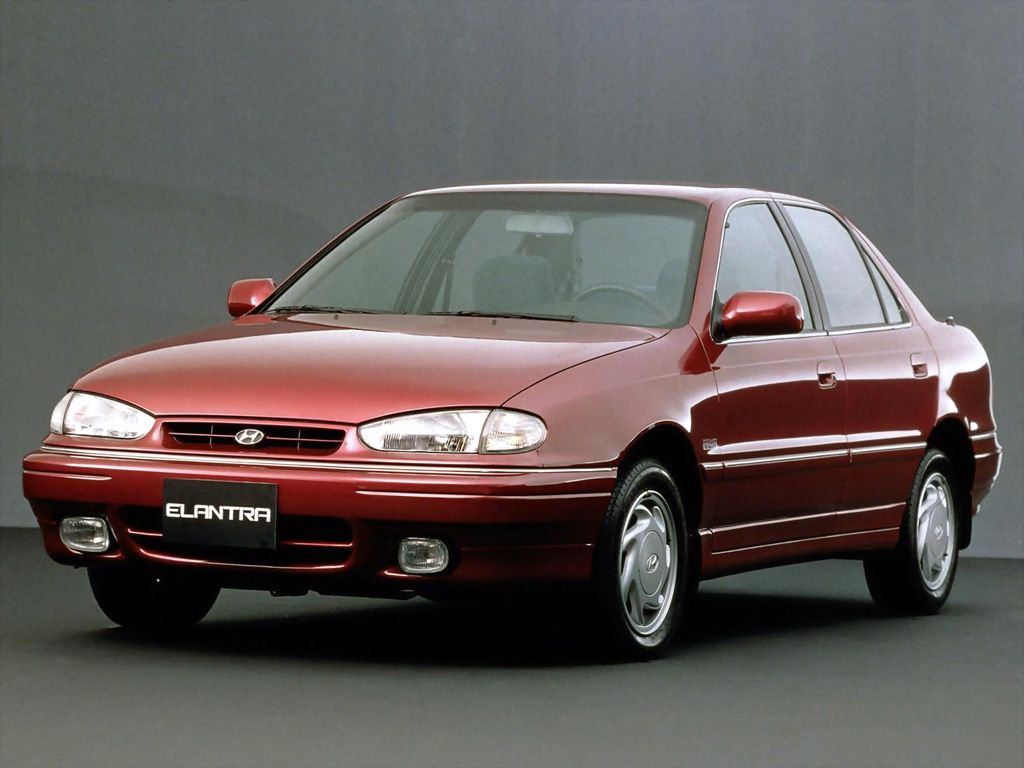 Hyundai Elantra 1990. Bodywork, Exterior. Sedan, 1 generation