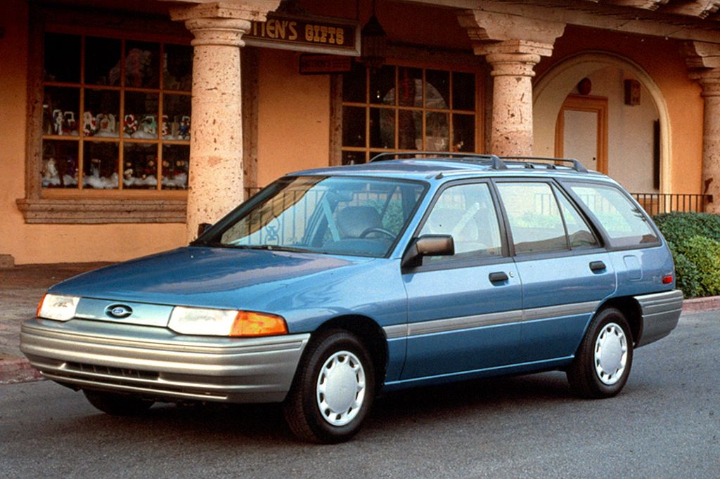 Ford Escort (North America) 1990. Carrosserie, extérieur. Break 5-portes, 2 génération