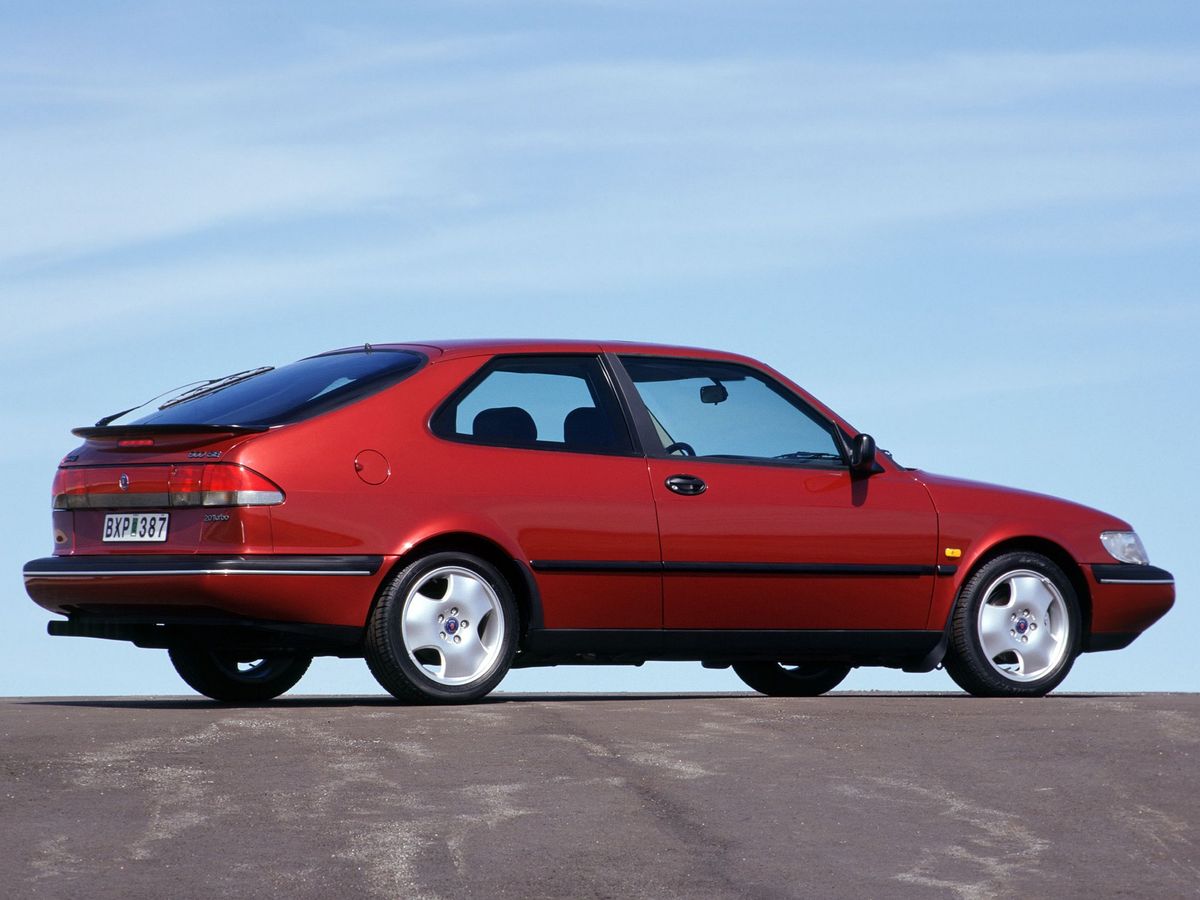 Saab 900 1993. Carrosserie, extérieur. Hatchback 3-portes, 2 génération