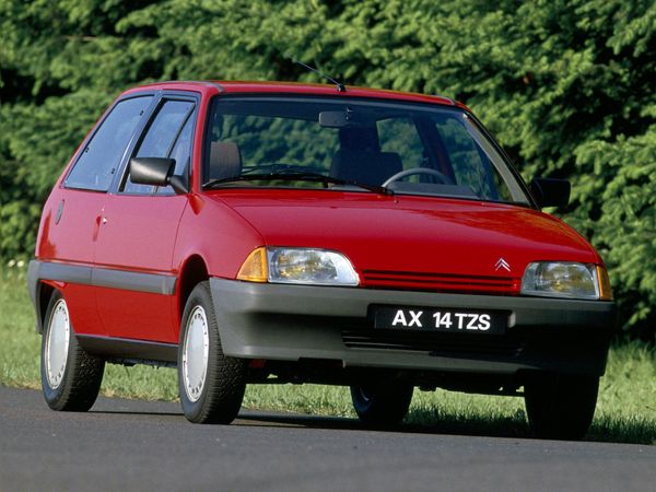 סיטרואן AX ‏1986. מרכב, צורה. מיני 3 דלתות, 1 דור