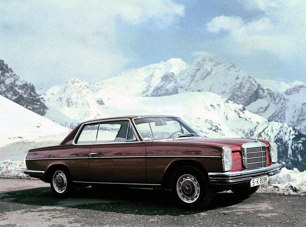 مرسيدس بنز W114 1968. الهيكل، المظهر الخارجي. كوبيه, 1 الجيل