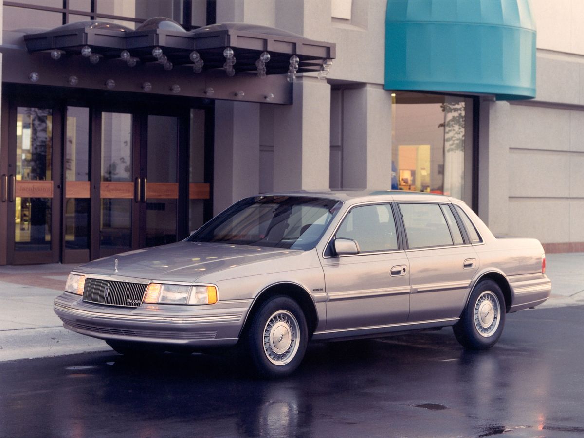 Lincoln Continental 1988. Carrosserie, extérieur. Berline, 8 génération