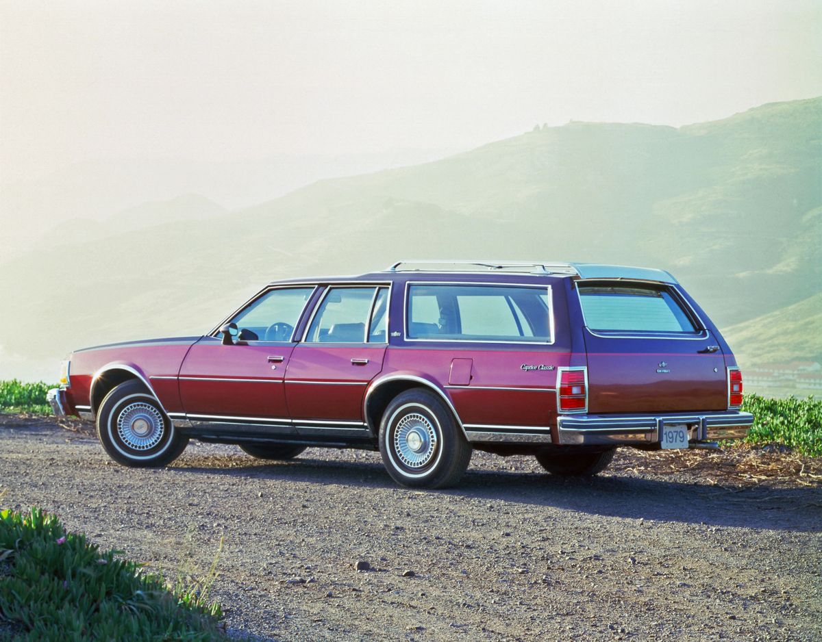 Chevrolet Caprice 1976. Carrosserie, extérieur. Break 5-portes, 3 génération