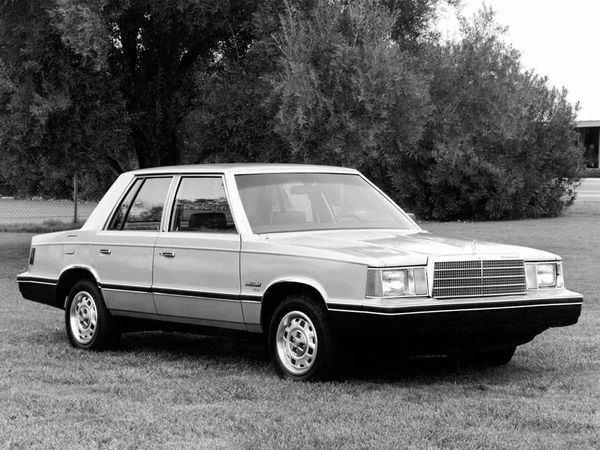 Plymouth Reliant 1981. Carrosserie, extérieur. Berline, 1 génération