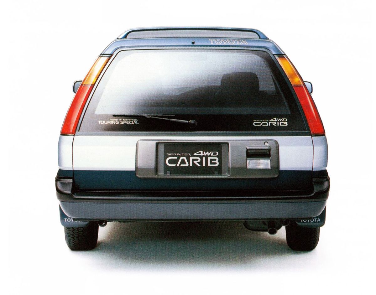 Toyota Sprinter Carib 1988. Carrosserie, extérieur. Break 5-portes, 2 génération