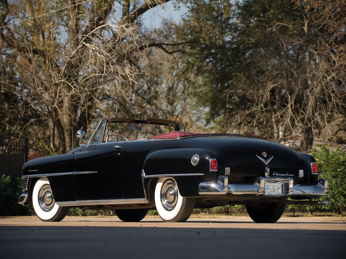 Chrysler New Yorker 1949. Carrosserie, extérieur. Cabriolet, 3 génération