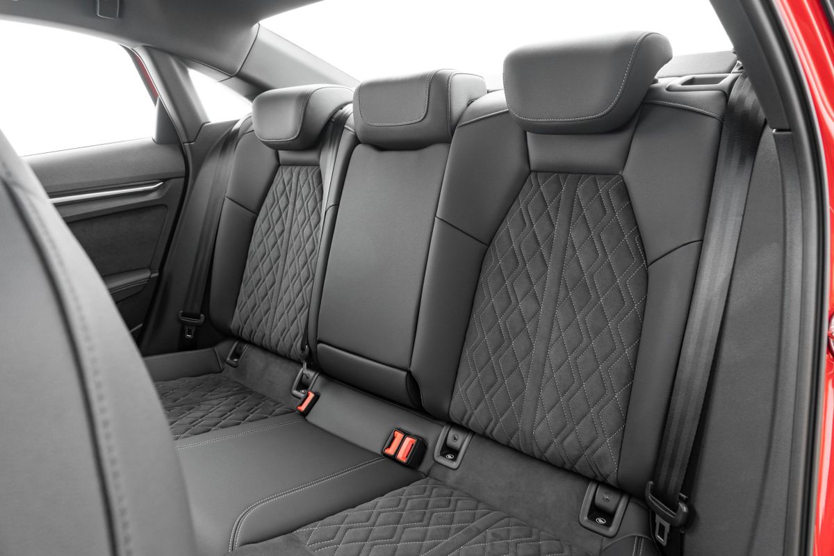 Audi A3 2024. Задние сидения. Седан, 4 поколение, рестайлинг 1