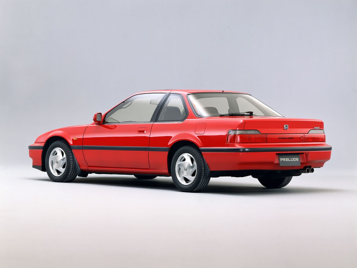 Хонда Прелюд 1989. Кузов, экстерьер. Купе, 3 поколение, рестайлинг