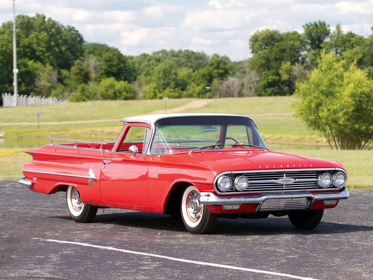 Chevrolet El Camino 1959. Carrosserie, extérieur. 1 pick-up, 1 génération