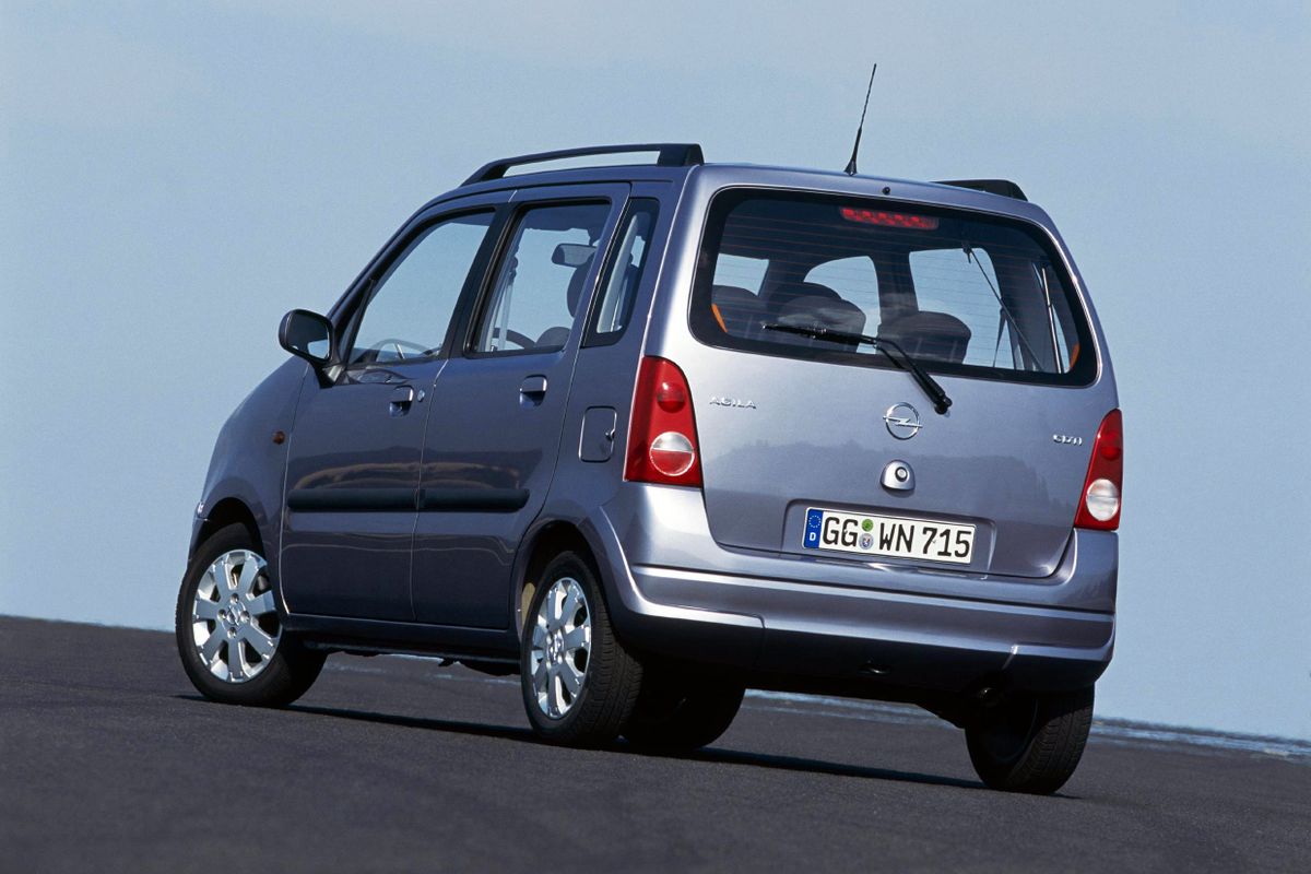 Opel Agila 2003. Carrosserie, extérieur. Monospace compact, 1 génération, restyling