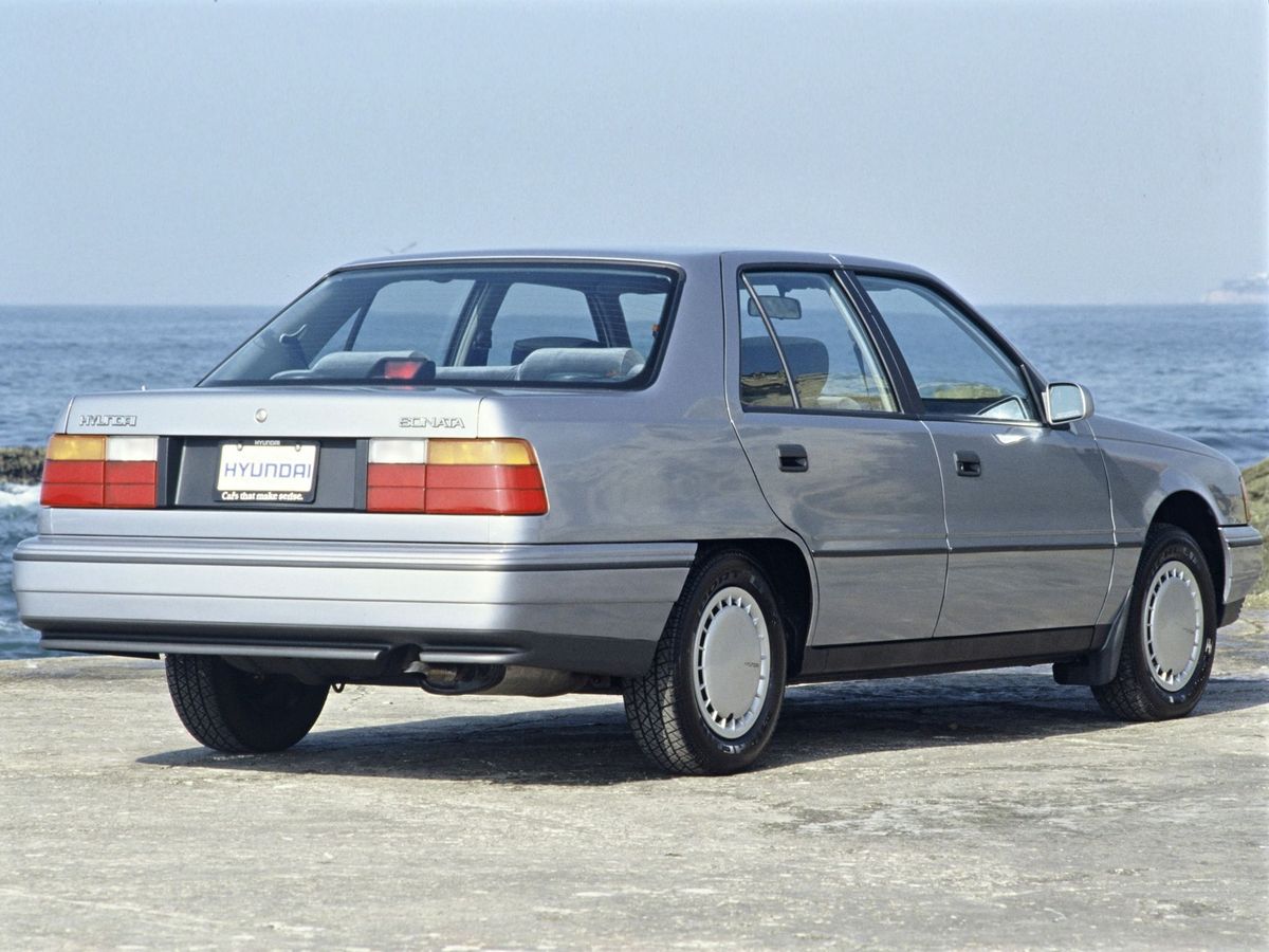Hyundai Sonata 1988. Carrosserie, extérieur. Berline, 2 génération