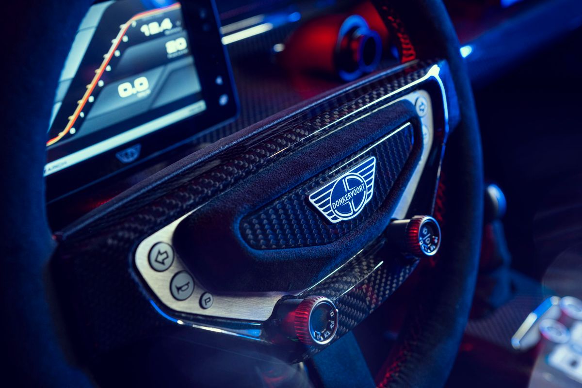 Donkervoort F22 2022. Steering wheel. Coupe, 1 generation