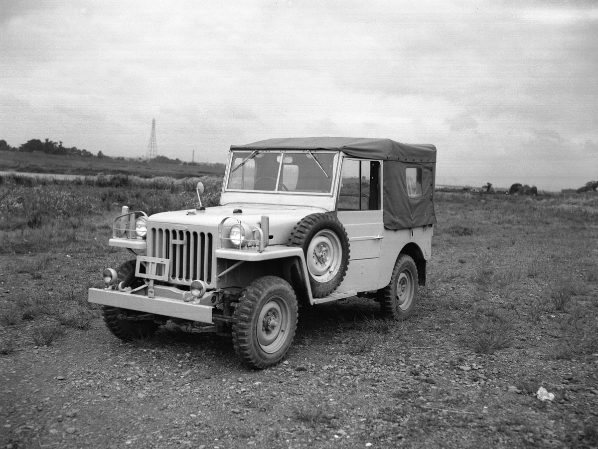 تويوتا لاند كروزر ‏1953. الهيكل، المظهر الخارجي. SUV كشف (كابريوليت), 2 الجيل