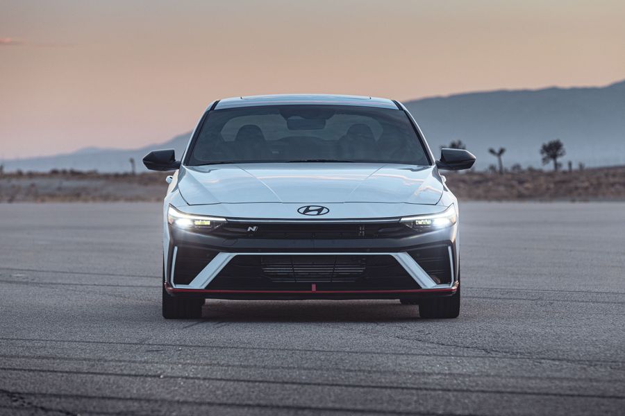 Hyundai Elantra 2023. Кузов, экстерьер. Седан, 7 поколение, рестайлинг