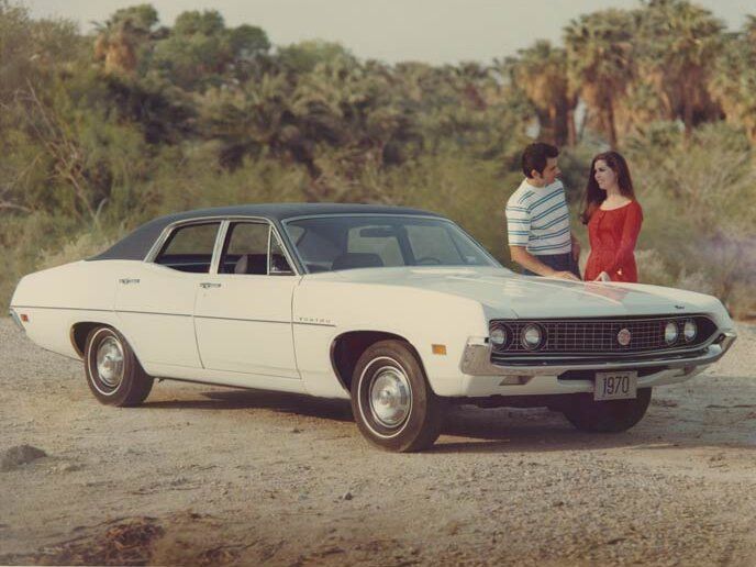 Ford Torino 1970. Carrosserie, extérieur. Berline, 2 génération